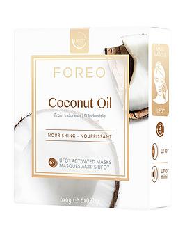 foreo ufo mask farm to face coconut oil x6, one colour, women