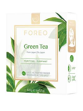 foreo ufo mask farm to face green tea x6