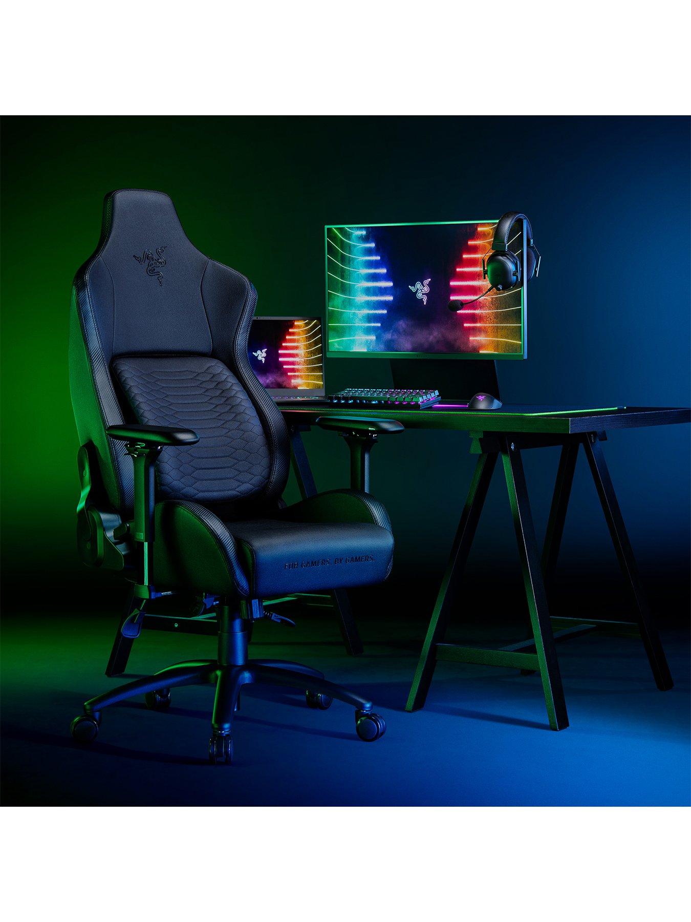 Razer ISKUR GAMING CHAIR BLACK very.co.uk
