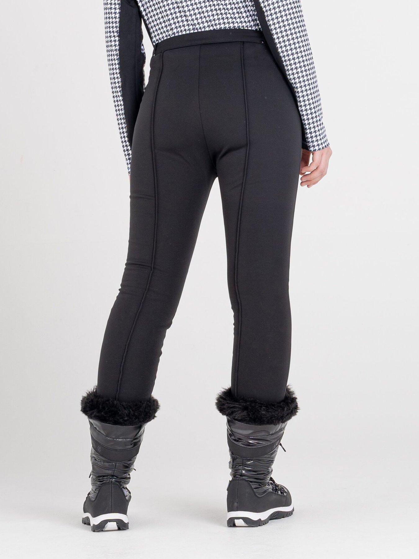  Sleek Full Length Waterproof Ski Pants - Black
