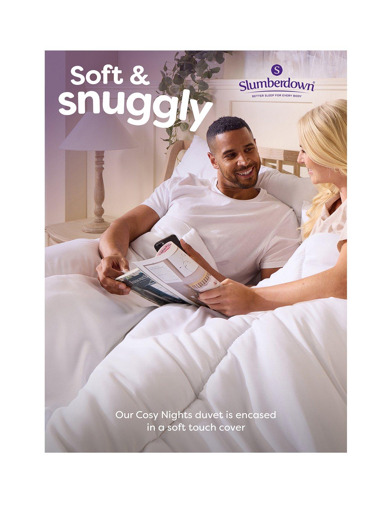 Slumberdown Cosy Nights 10.5 Tog Duvet Set- White