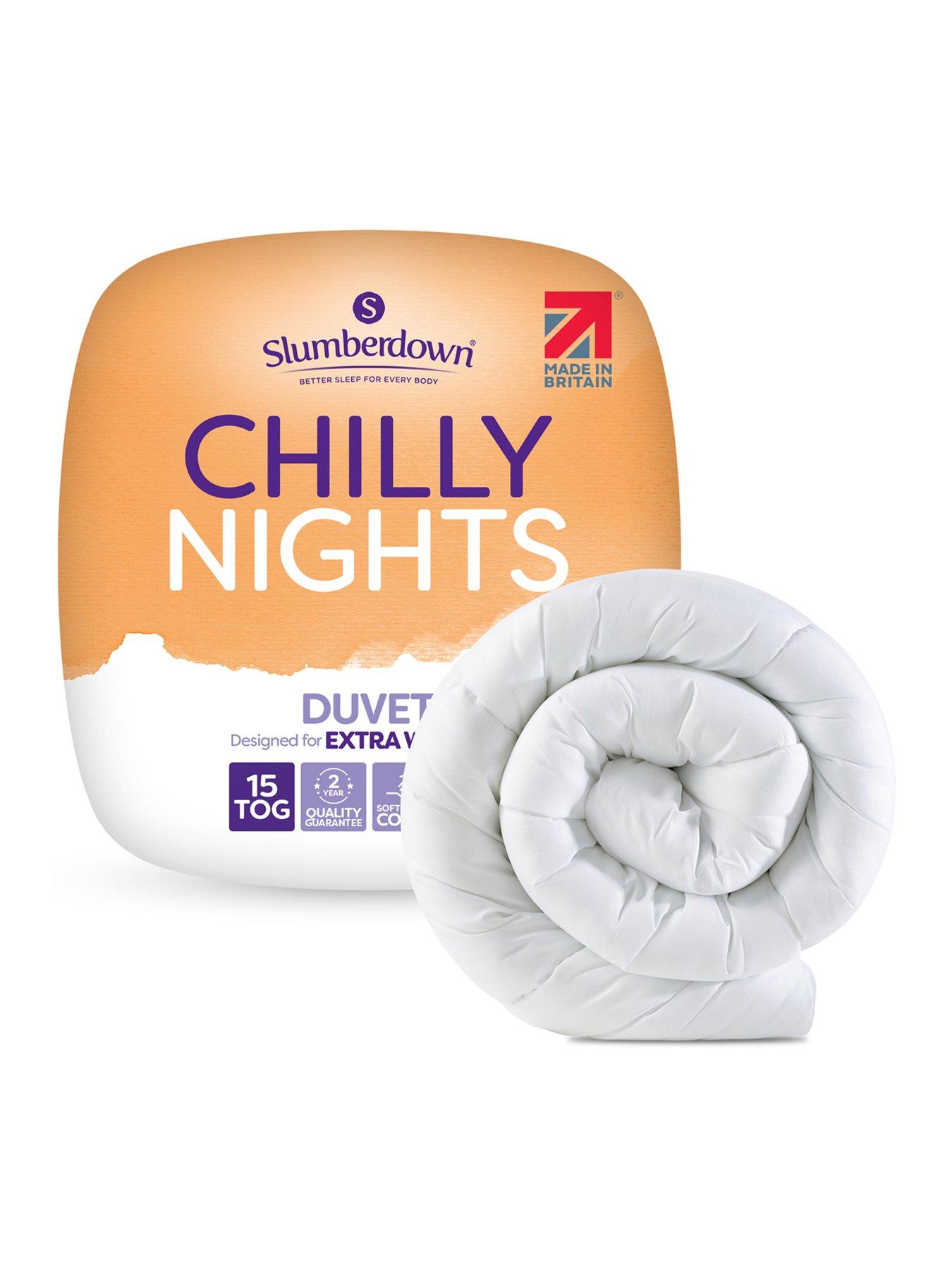 Image 1 of 7 of Slumberdown Chilly Nights 15 Tog DB - White
