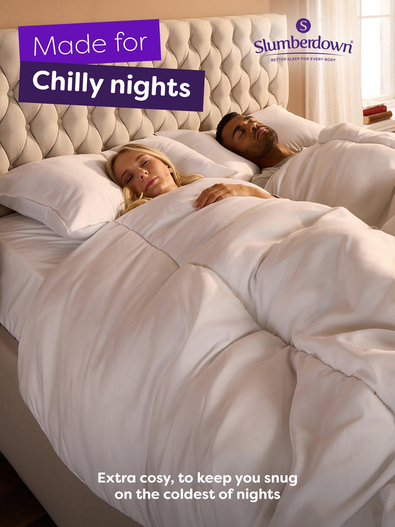 Image 2 of 7 of Slumberdown Chilly Nights 15 Tog DB - White