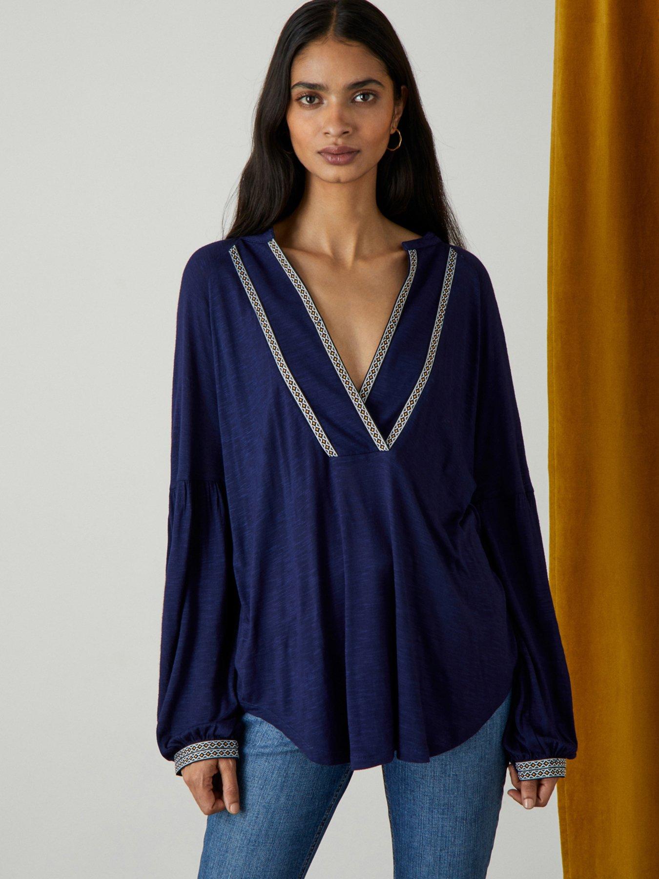 Blue | Blouses \u0026 shirts | Women | www 