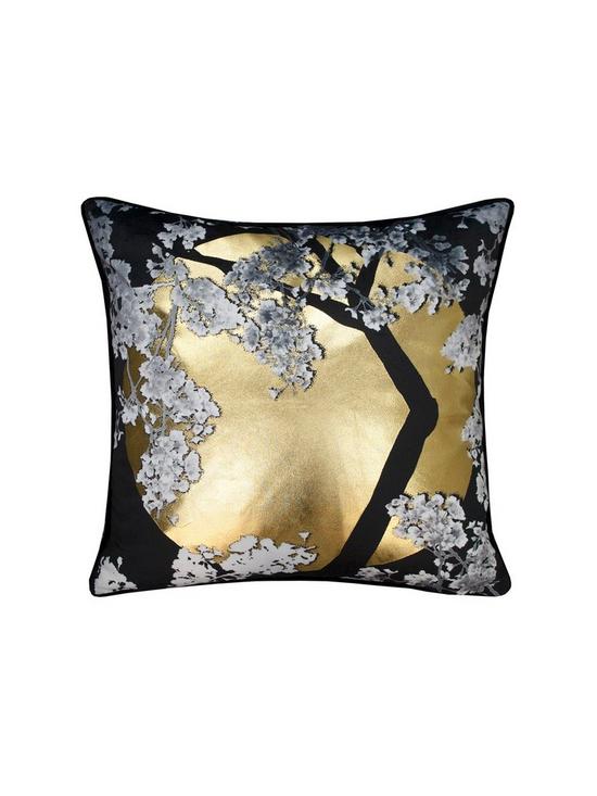 front image of rita-ora-ember-feather-filled-cushion