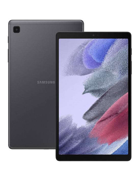 front image of samsung-galaxy-tab-a7-lite-87in-tablet-32gb-lte-grey