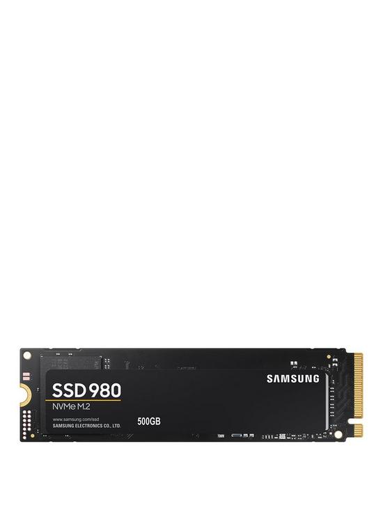 front image of samsung-980-500gb-pcie-30-nvme-m2-internal-ssd