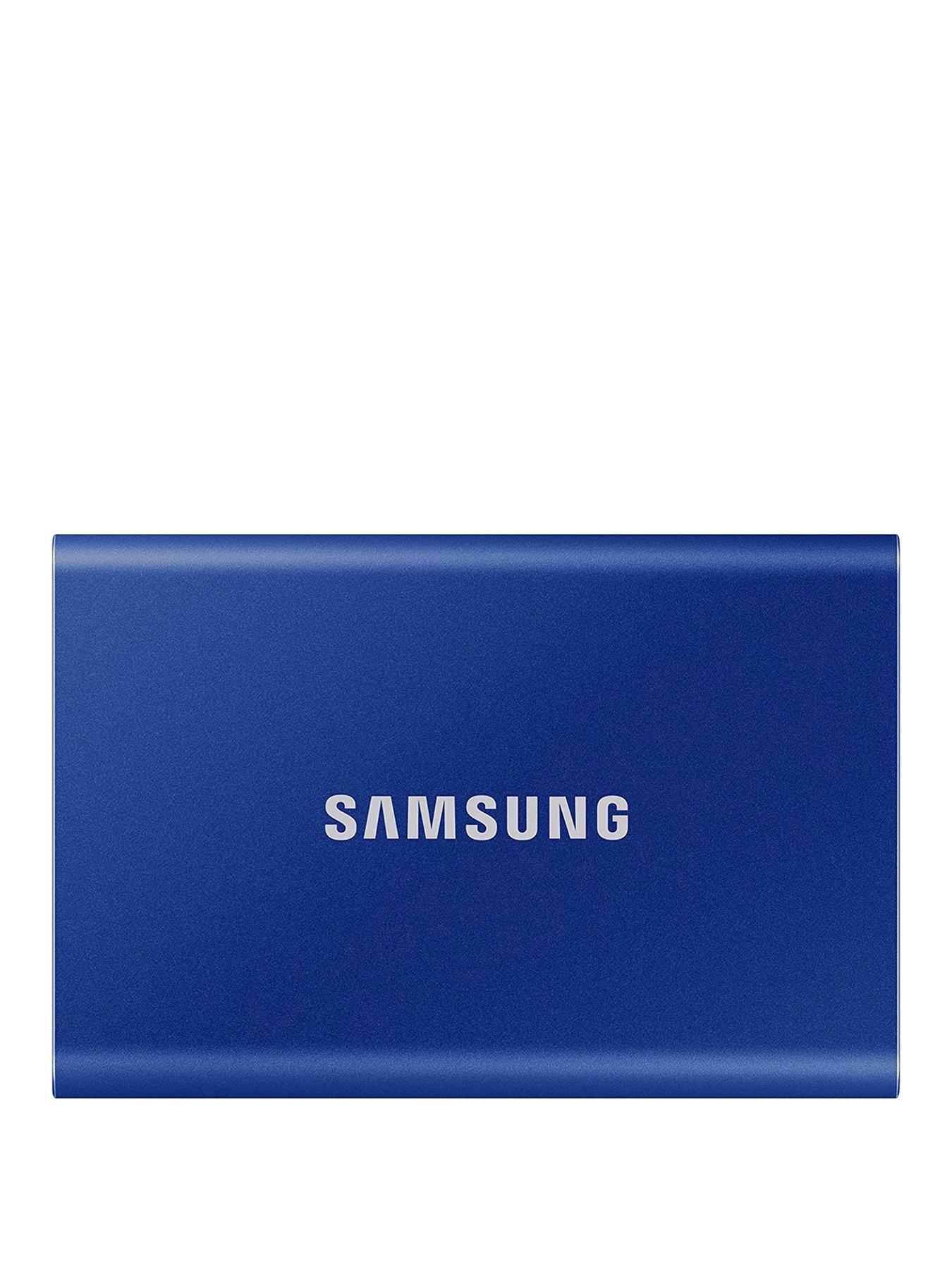 Samsung T7 Portable SSD 1TB - Blue