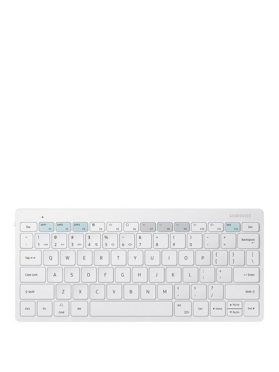 front image of samsung-smart-keyboard-trio-500-white