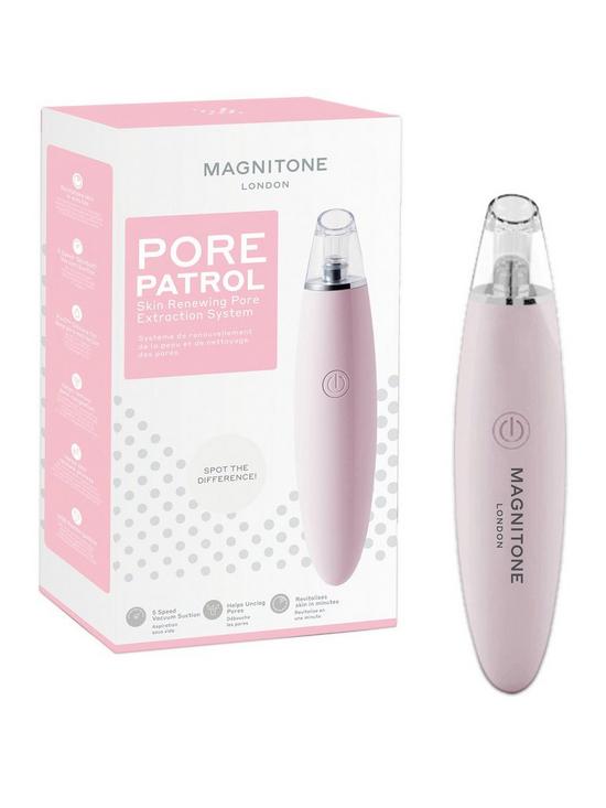 front image of magnitone-porepatrol-skin-renewing-pore-extraction-system-pink