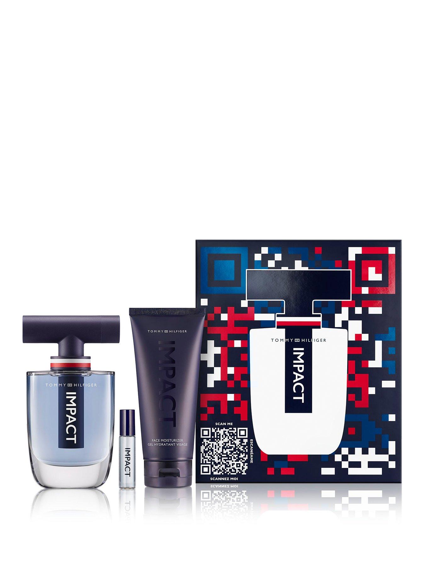 Tommy Hilfiger Impact 100ml Eau De Toilette 4ml Eau De Toilette And 100ml Face Moisturise 3 Piece 6172