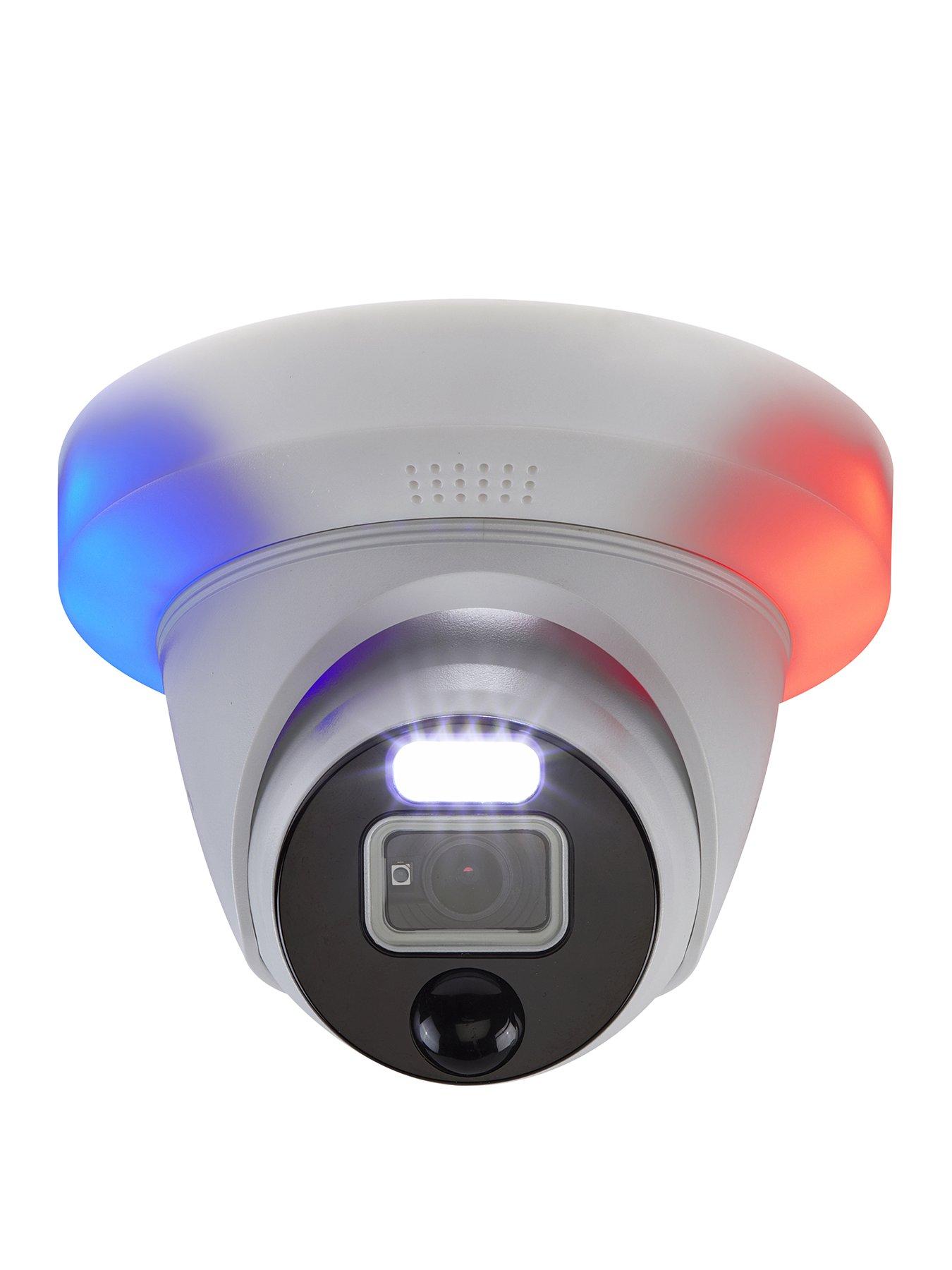 Product photograph of Swann Smart Security 4k Enforcer Controllable Red Amp Blue Flashing Lights Spotlight Amp Colour Night Vision Add On Cctv Dome Camera - Swpro-4kder-eu from very.co.uk