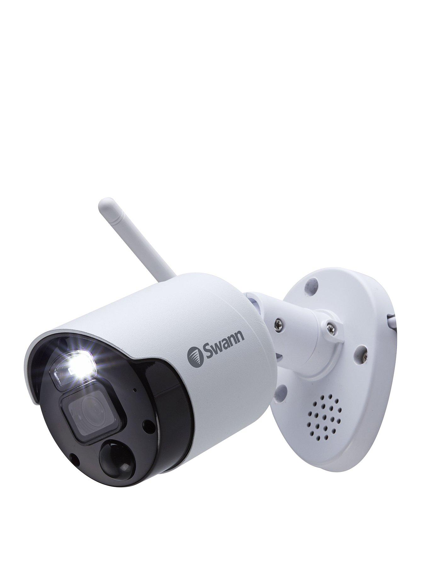 Product photograph of Swann Smart Security 1080p Enforcer Wi-fi Nvr Cctv Camera With Controllable Red Blue Flashing Lights Spotlights Sirens - Swnvw-500cam-eu from very.co.uk