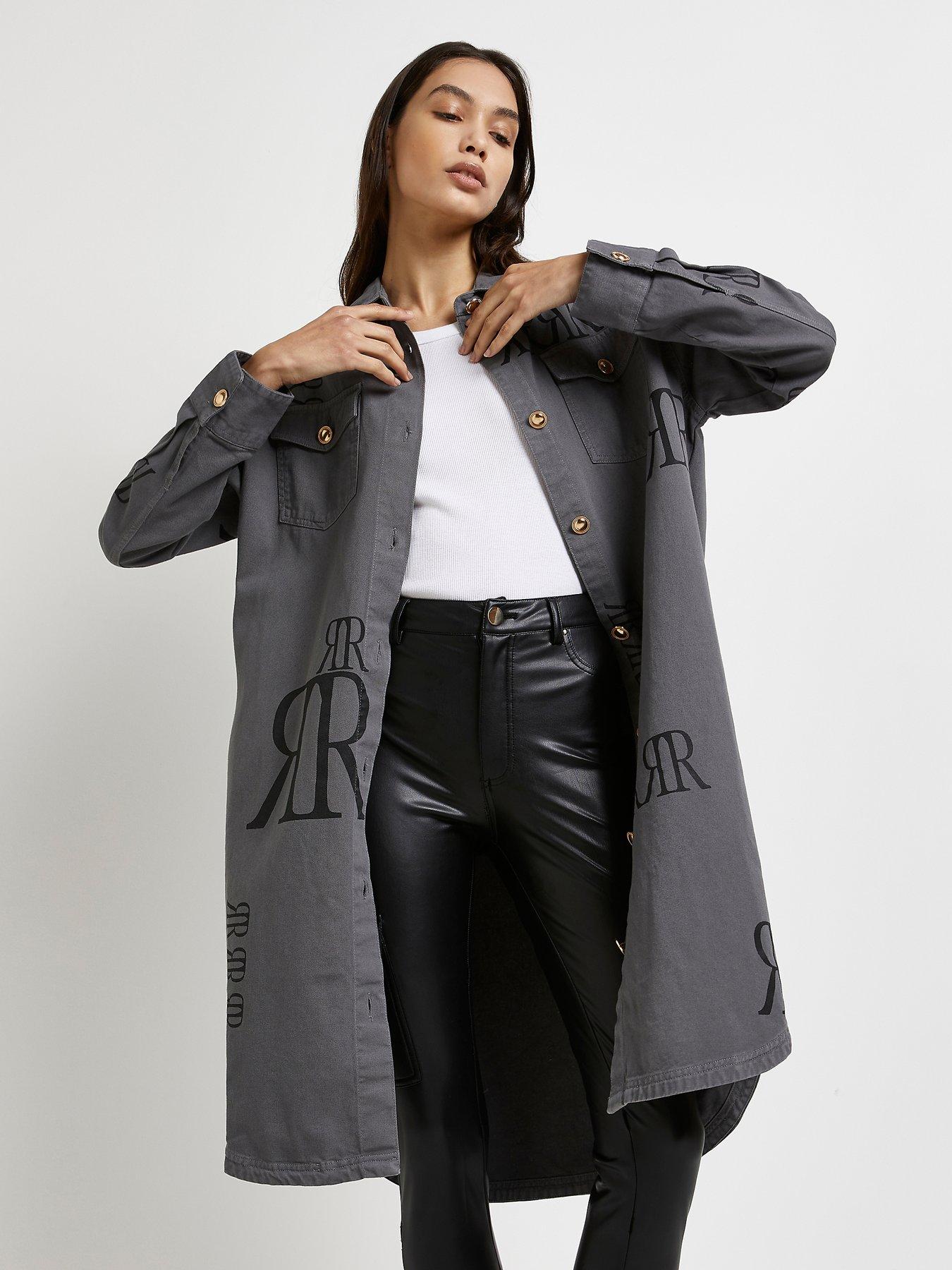 grey river island coat