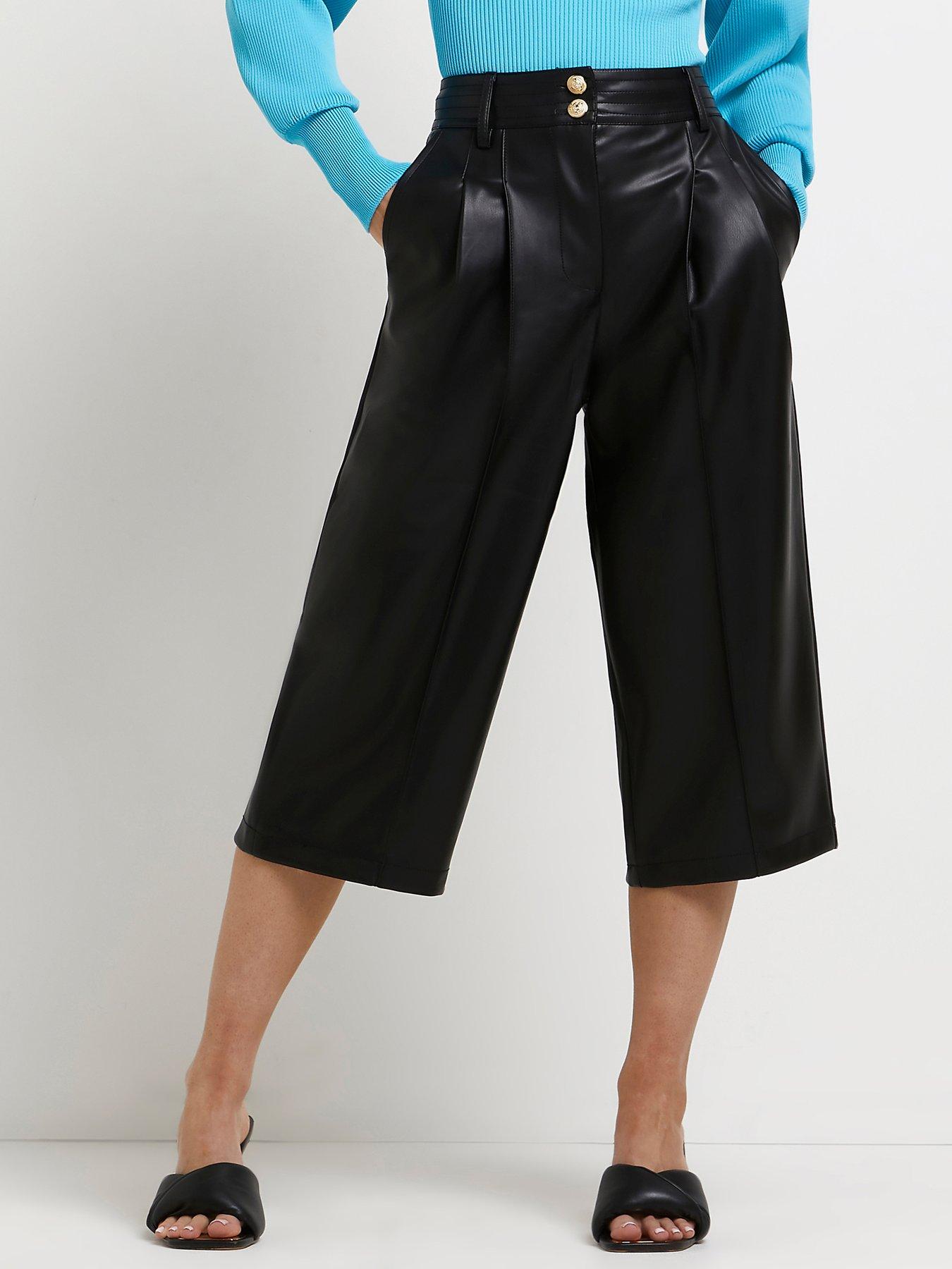 Faux Leather Trousers | Petite 