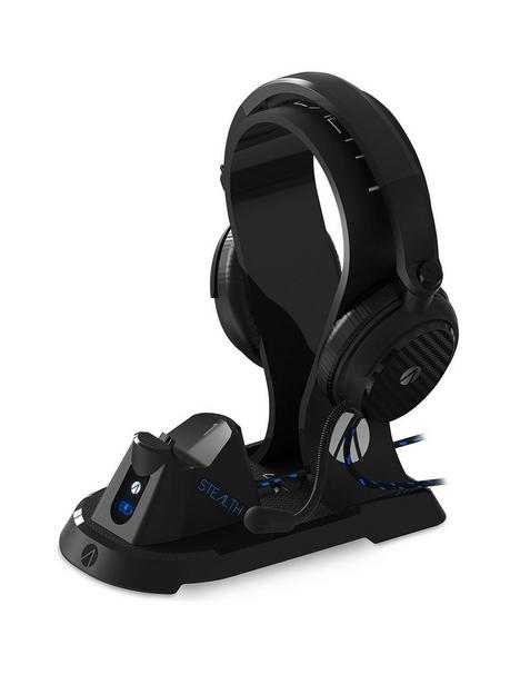 stealth-all-in-one-gaming-headset-charging-dock-amp-headset-stand-for-ps4-black