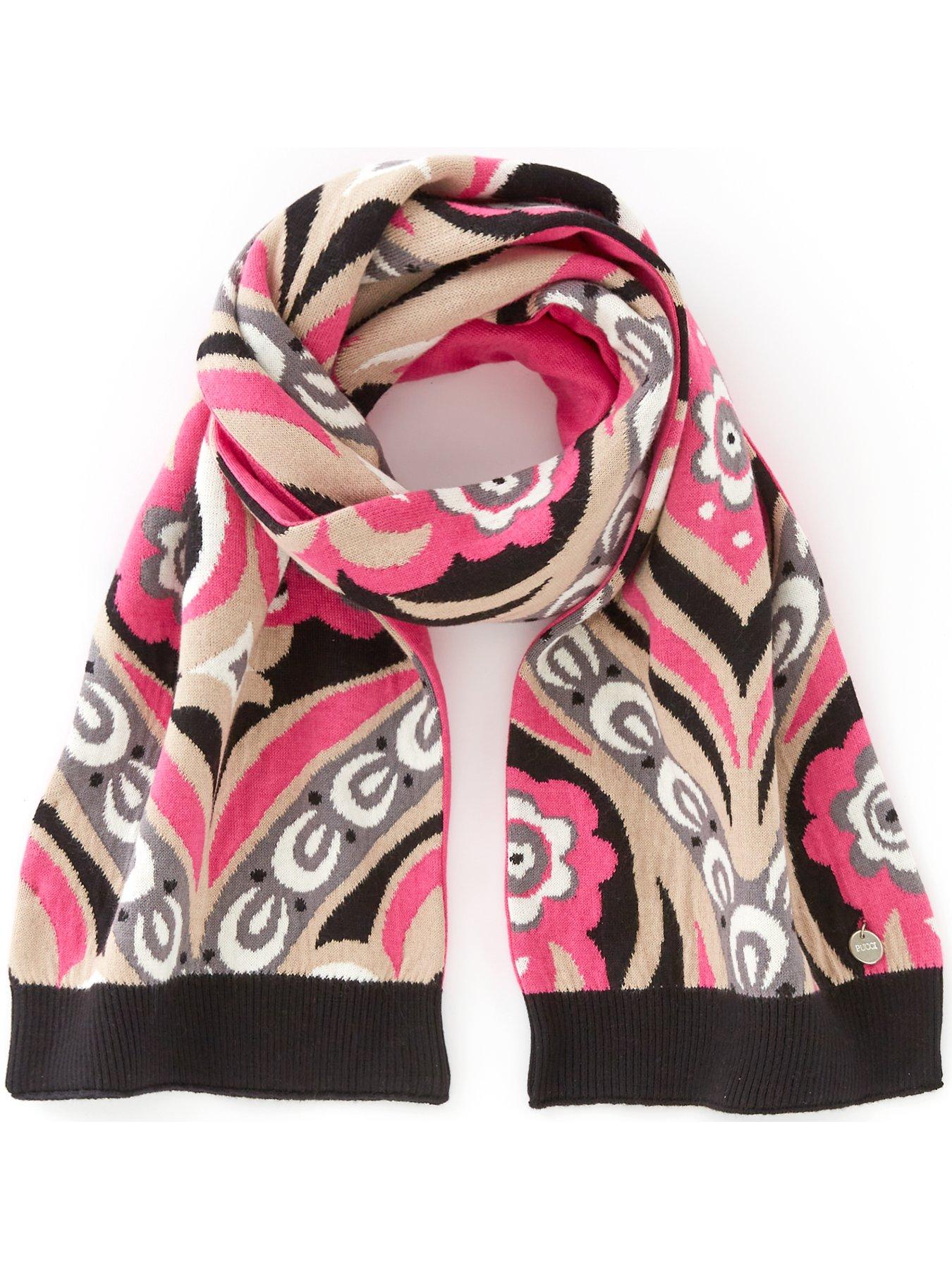 Accessories Printed Scarf - Pink