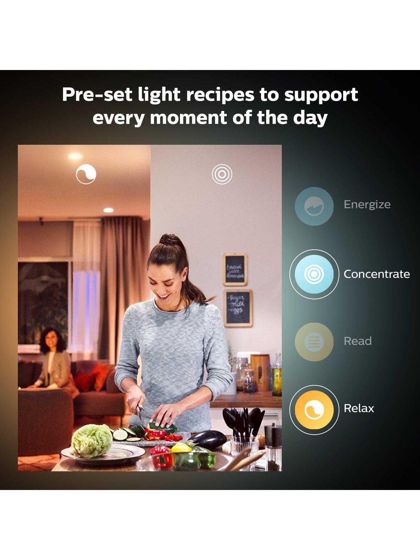 PHILIPS Hue White and Color Ambiance LED E14, 5.3 Watt double pack -  8719514356719