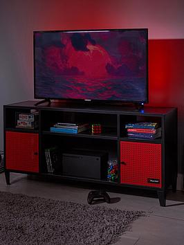 Product photograph of X Rocker Mesh-tek Tv Media Cabinet - Fits Up To 55 Inch Tv from very.co.uk
