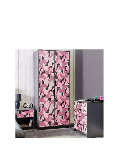 hideout-3-piece-bedroom-furniture-set-2-door-wardrobe-4-drawer-chest-and-1-drawer-bedside-chest-pinkgrey
