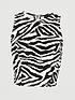michelle-keegan-zebra-print-blouse-black-and-white-printstillFront