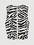 michelle-keegan-zebra-print-blouse-black-and-white-printback
