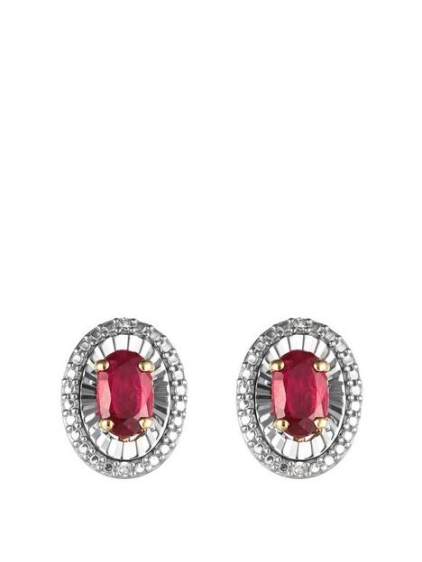 love-gem-gold-treated-ruby-and-diamond-stud-earrings