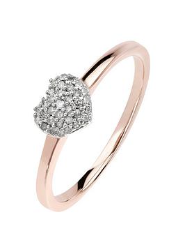 love-diamond-rose-gold-plated-silver-010ct-diamond-heart-ring