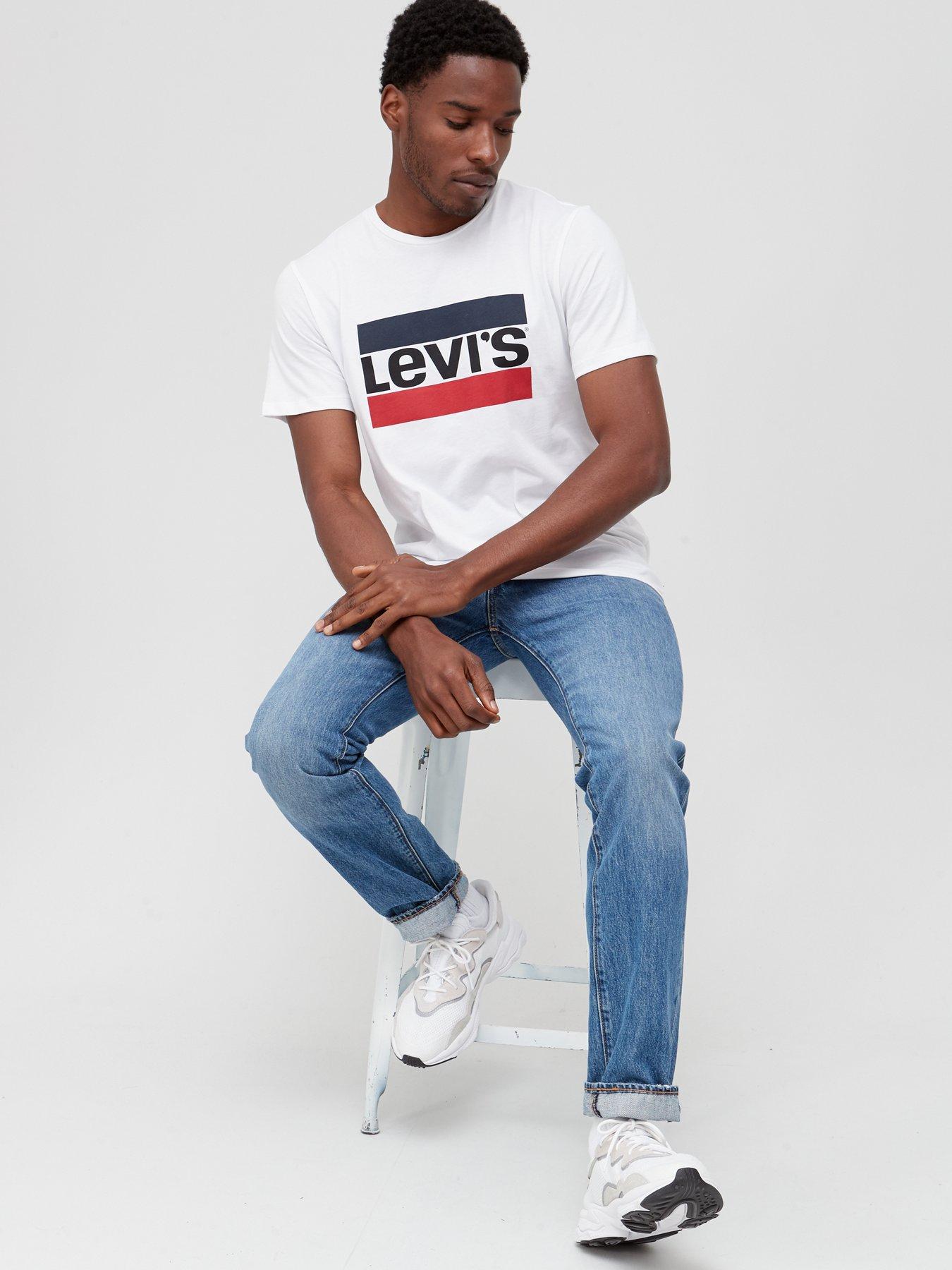 Levis t deals shirt mens white