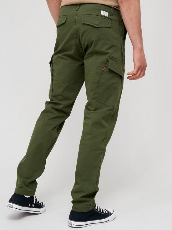 Levi's XX Slim Taper Fit Cargo Trousers - Dark Green | very.co.uk