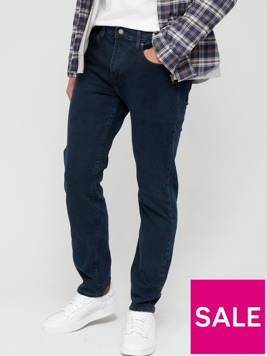 front image of levis-502trade-indigo-taper-fit-jeans