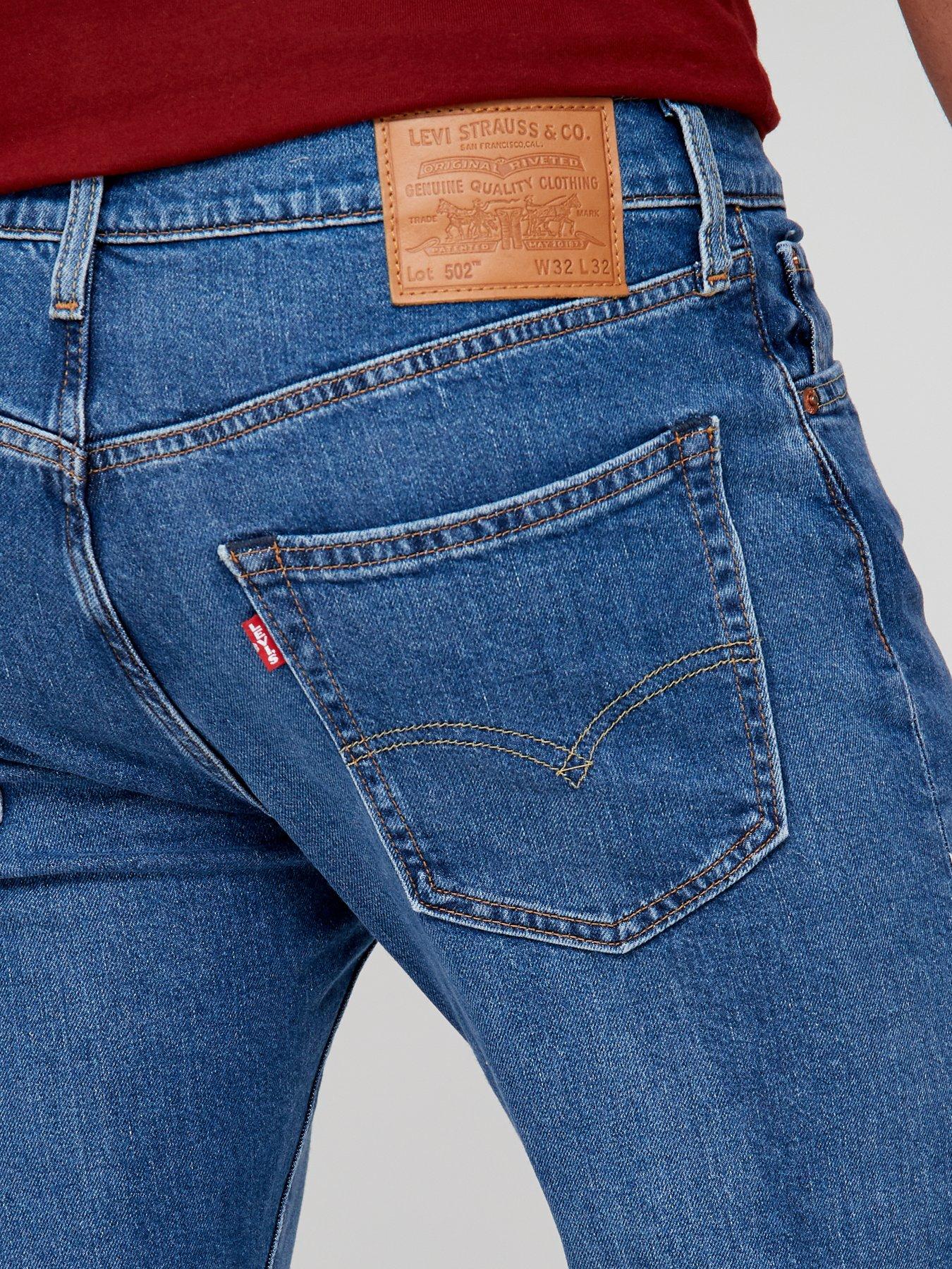 Levi s Levis 502T Regular Tapered Jeans Blue Very