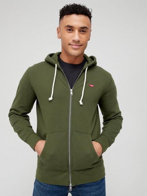 levis-small-logo-zip-through-hoodie-dark-greennbsp
