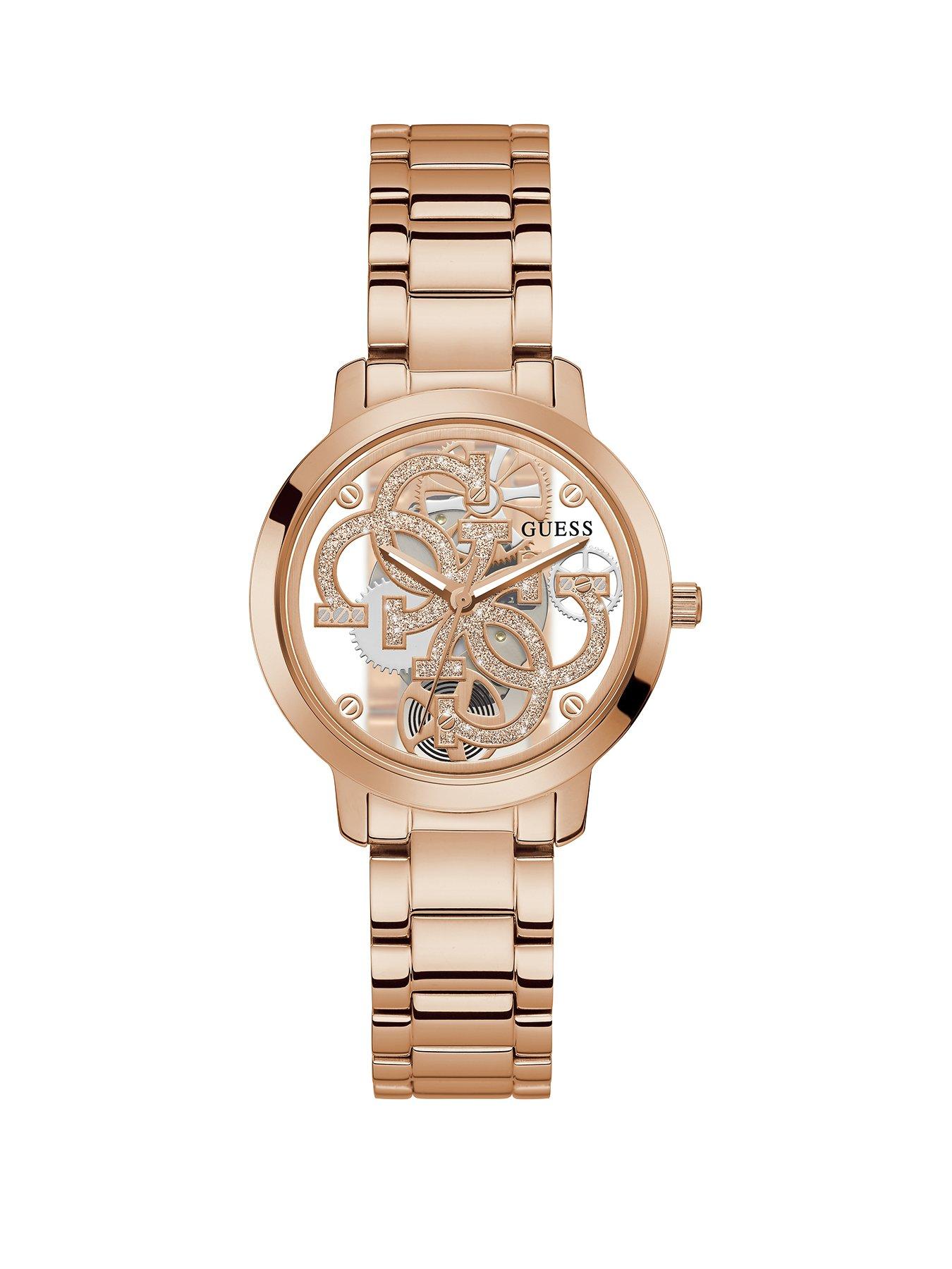 Rose gold outlet guess