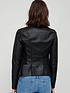  image of v-by-very-waterfall-pu-jacket-black