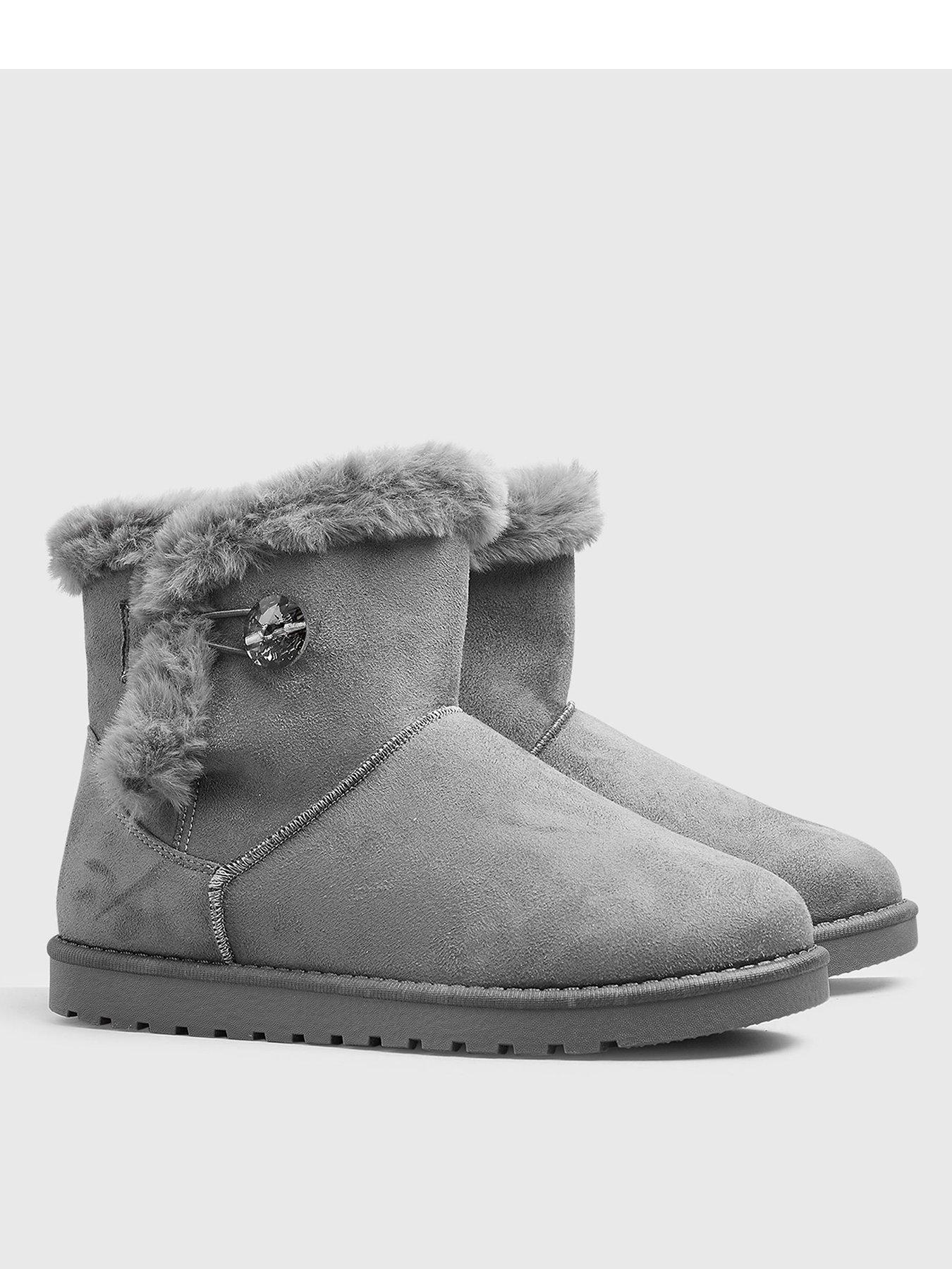 ugg basse grise swarovski