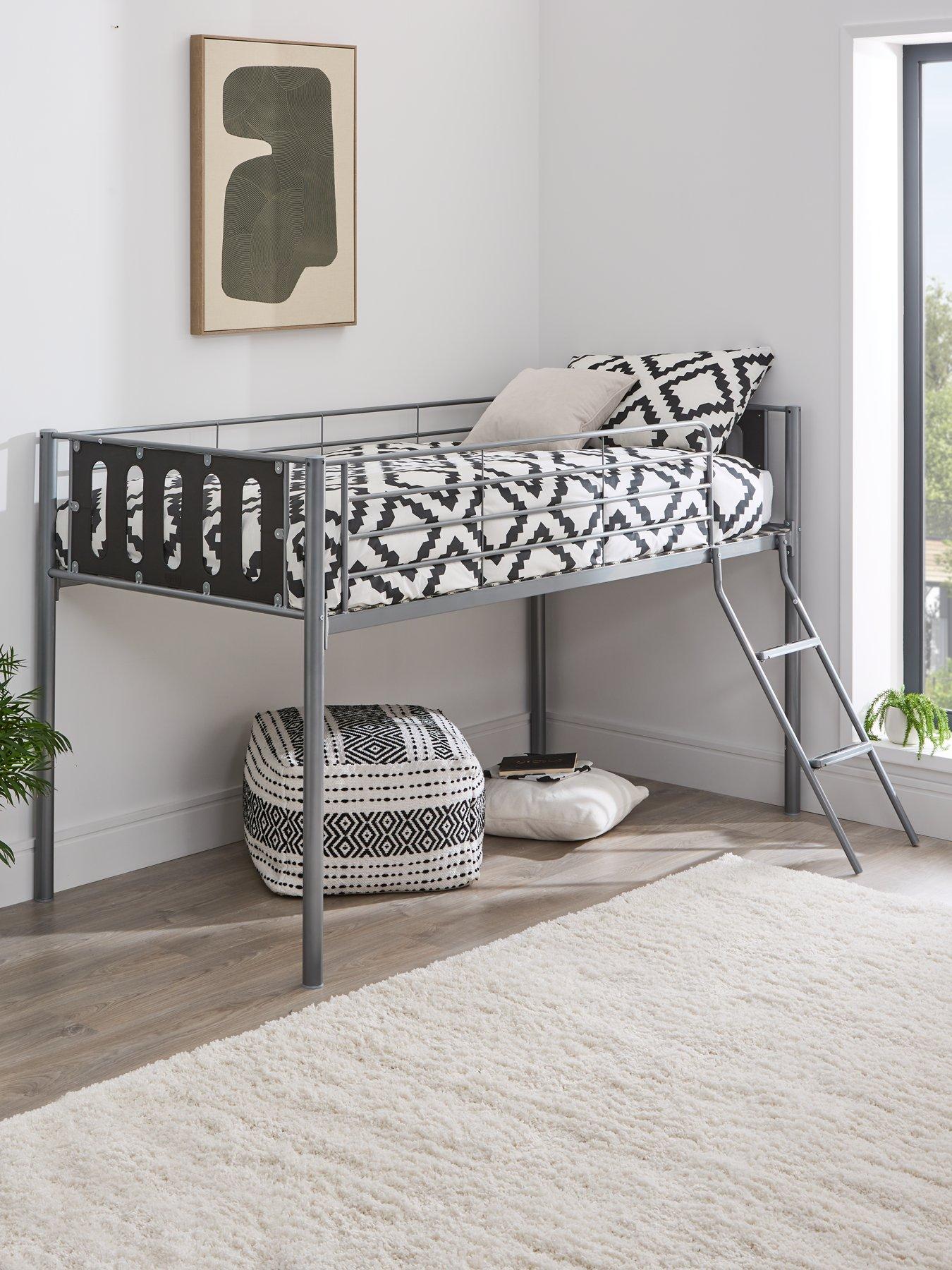 Product photograph of Very Home Cyber Mid-sleeper Bed Frame With Mattress Options Buy And Save - Bed Frame With Standard Mattress from very.co.uk