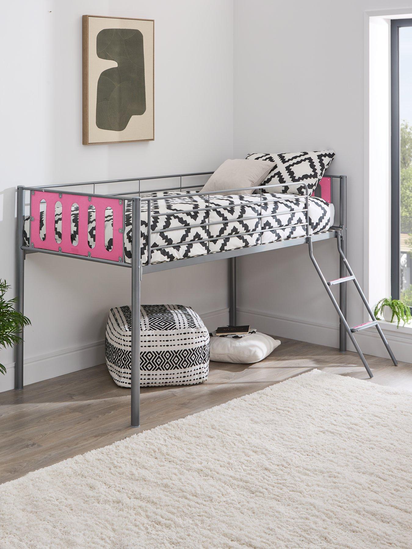 undefined Cyber Mid-Sleeper Bed Frame with Mattress Options (Buy and SAVE!)