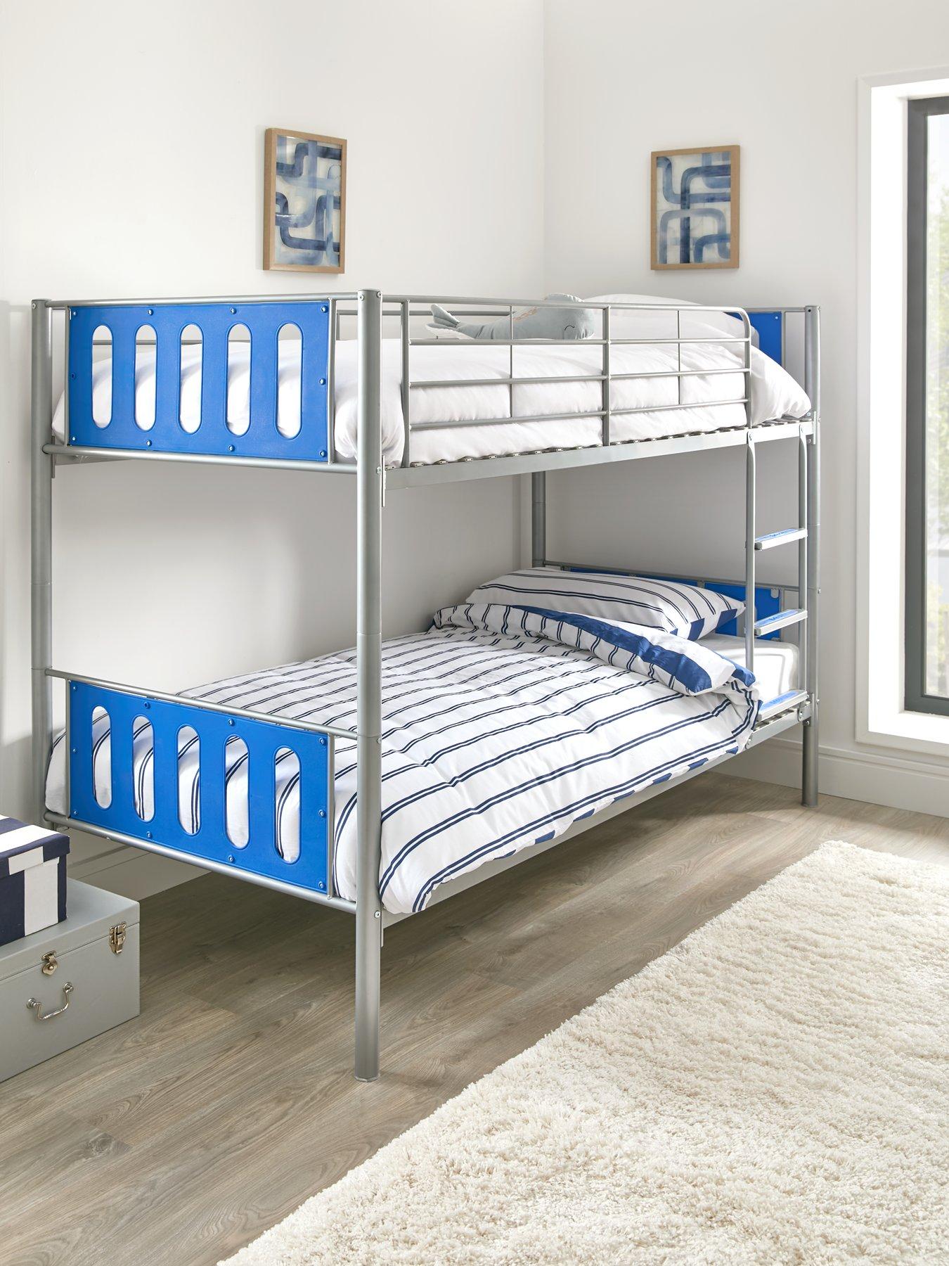 Image of Very Home Cyber Metal Bunk Bed (can be split into 2 beds) with Mattress Options (Buy  &  SAVE!)