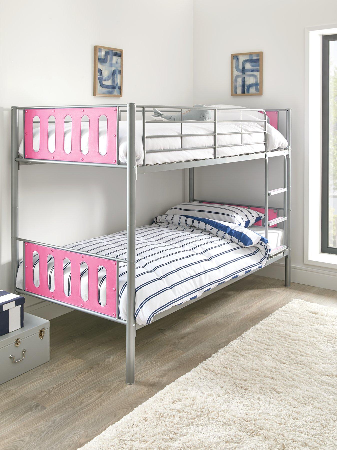 undefined Cyber Metal Bunk Bed (can be split into 2 beds) with Mattress Options (Buy  &  SAVE!)