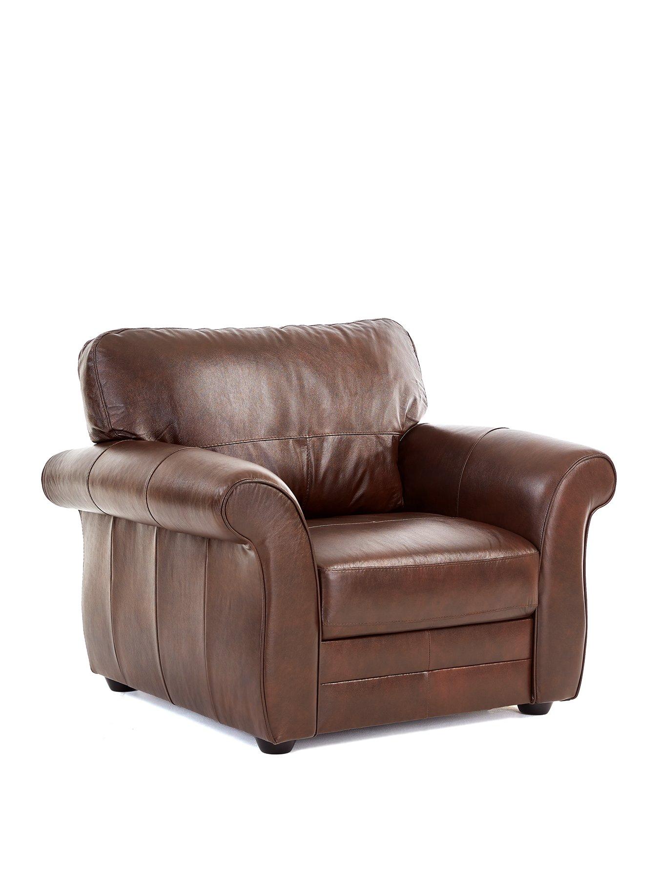 Image 3 of 7 of The Very Collection Vantage Italian Leather Armchair&nbsp;- FSC&reg; Certified
