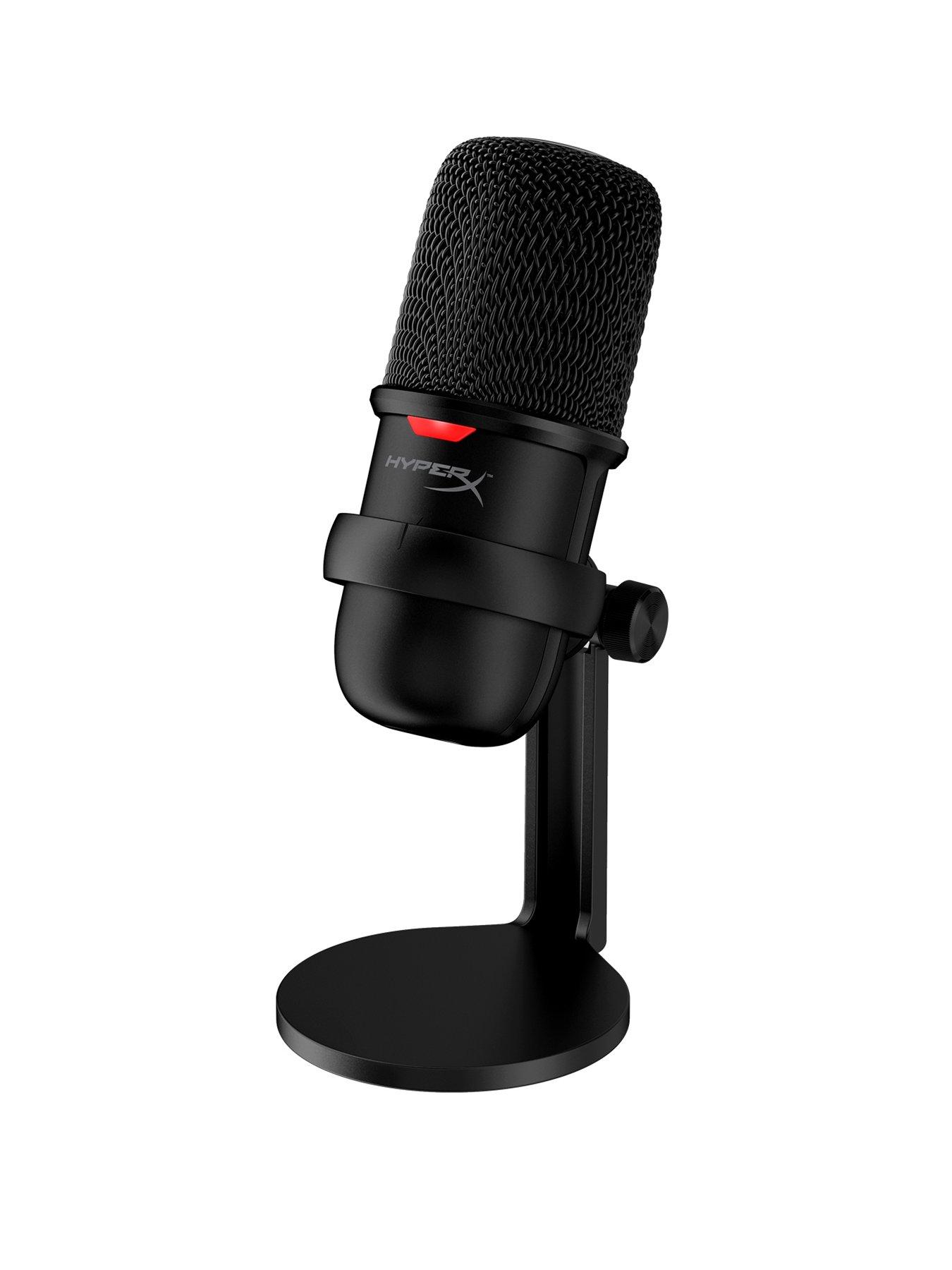 Image 1 of 8 of HYPERX SoloCast USB Desktop Gaming Microphone - PC | Mac | PS5 | PS4 - Black