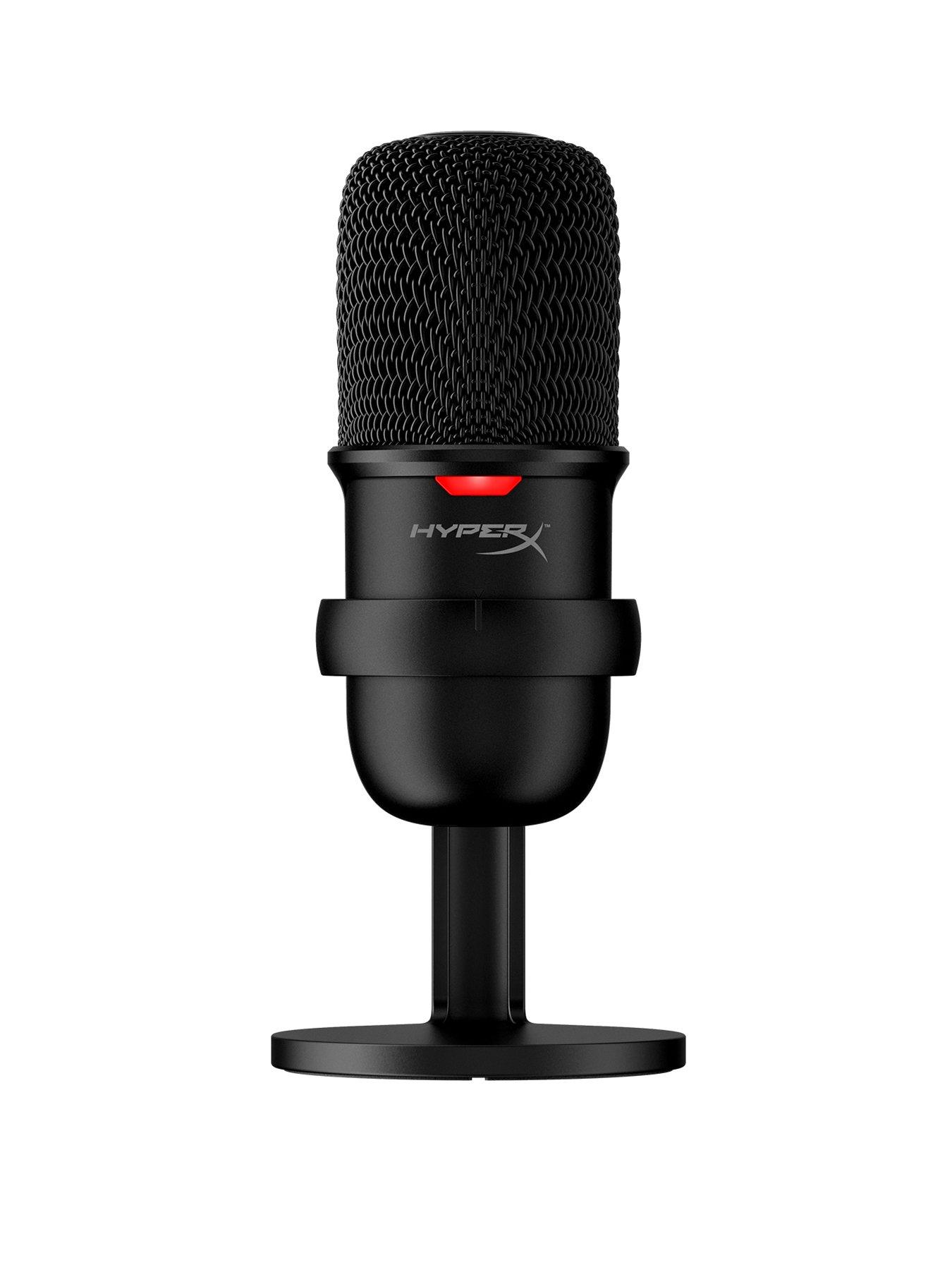 Image 2 of 8 of HYPERX SoloCast USB Desktop Gaming Microphone - PC | Mac | PS5 | PS4 - Black