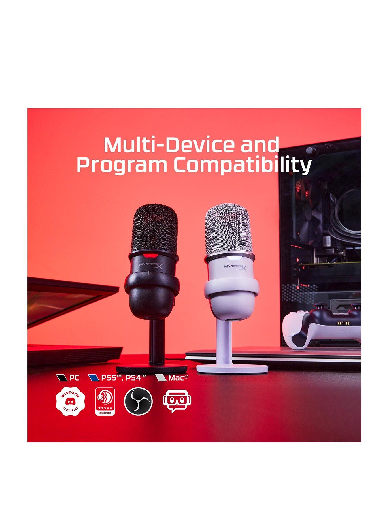 Image 3 of 8 of HYPERX SoloCast USB Desktop Gaming Microphone - PC | Mac | PS5 | PS4 - Black