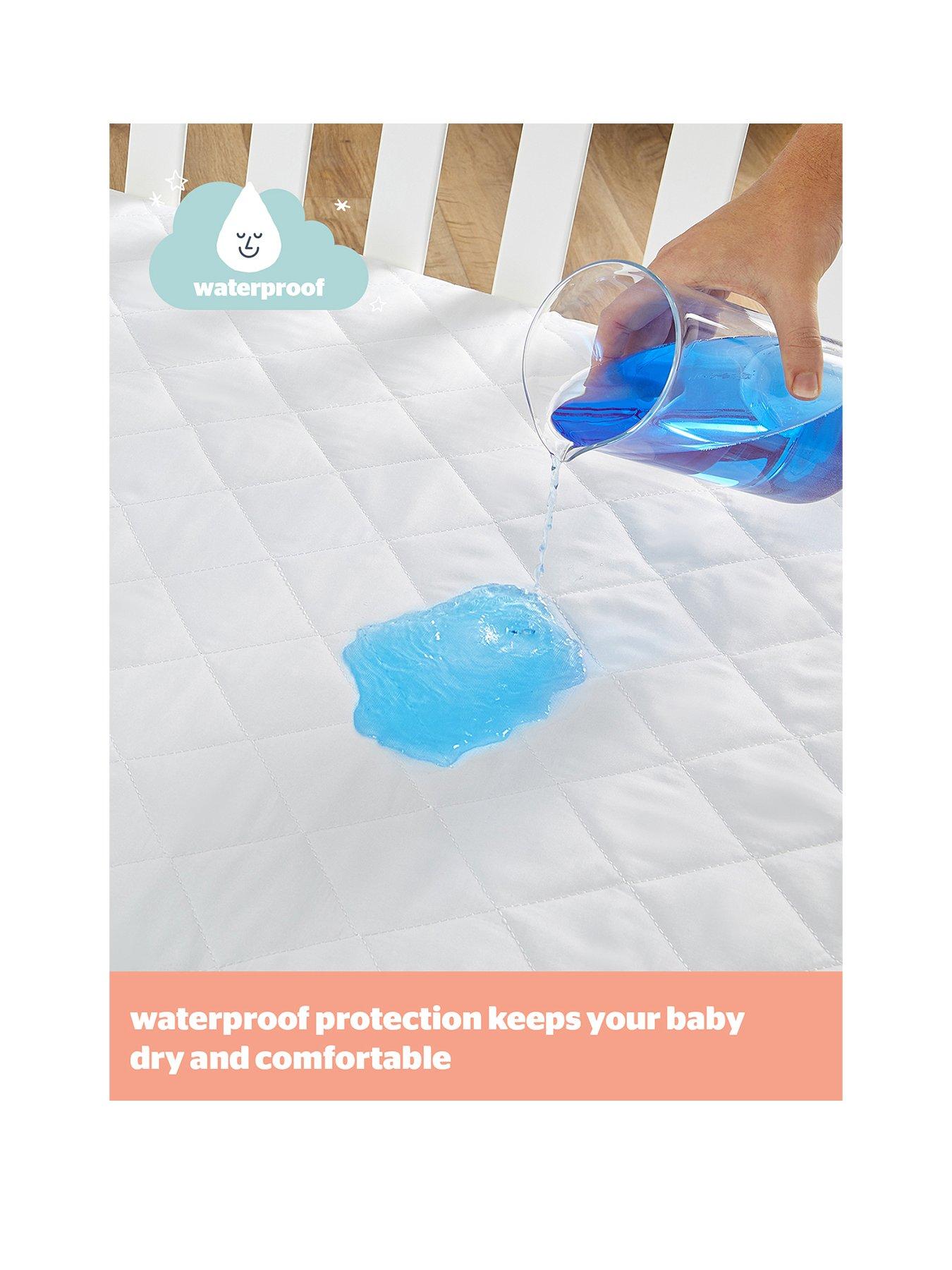 Image 2 of 6 of Silentnight Safe Nights Waterproof Anti Allergy Cot Bed Mattress Protector - 140cm x 70cm