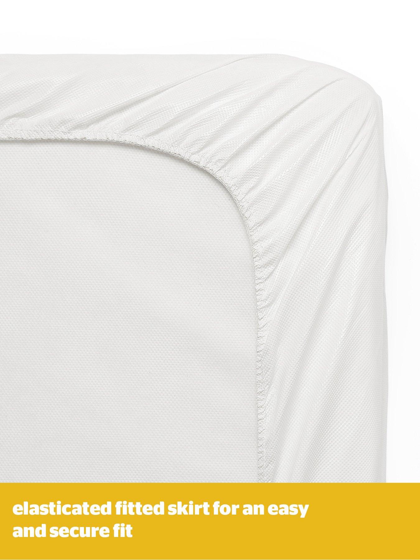 Image 5 of 6 of Silentnight Safe Nights Waterproof Anti Allergy Cot Bed Mattress Protector - 140cm x 70cm