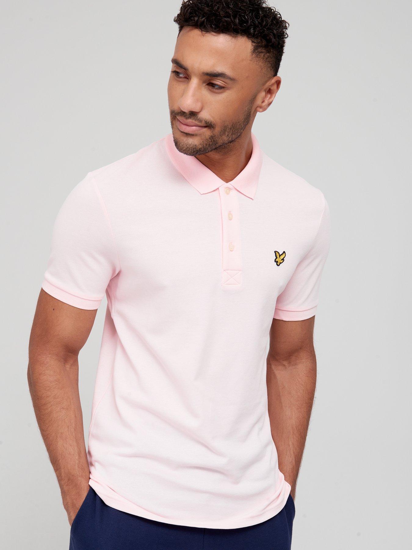 Light pink shop polo shirt