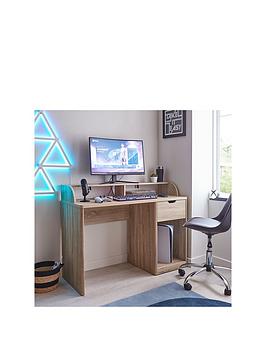Product photograph of Very Home Aspen Gaming Desk from very.co.uk