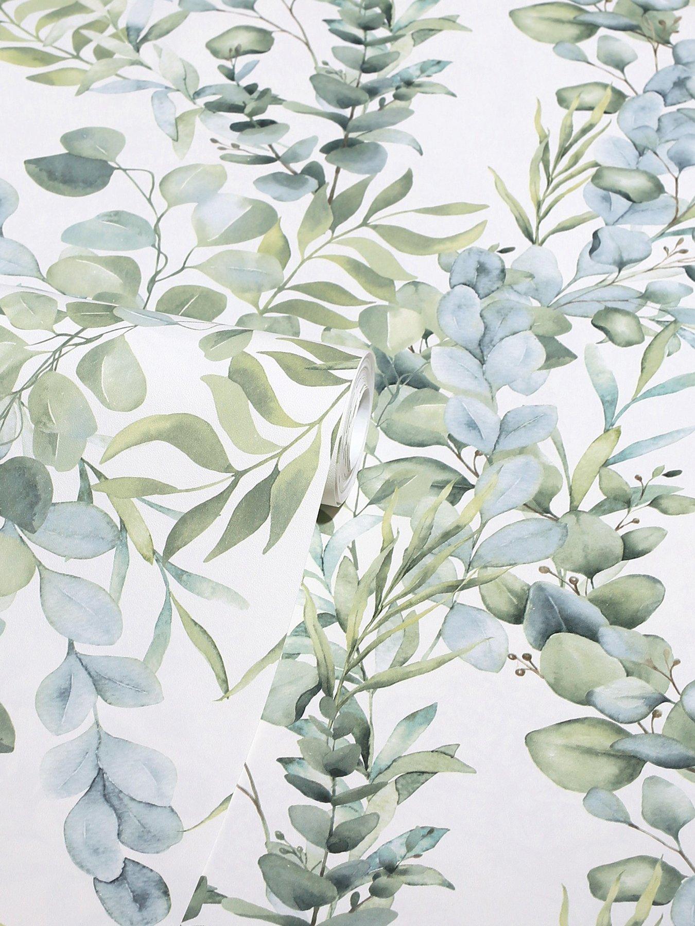 Image 3 of 4 of ARTHOUSE Tranquil Green Wallpaper
