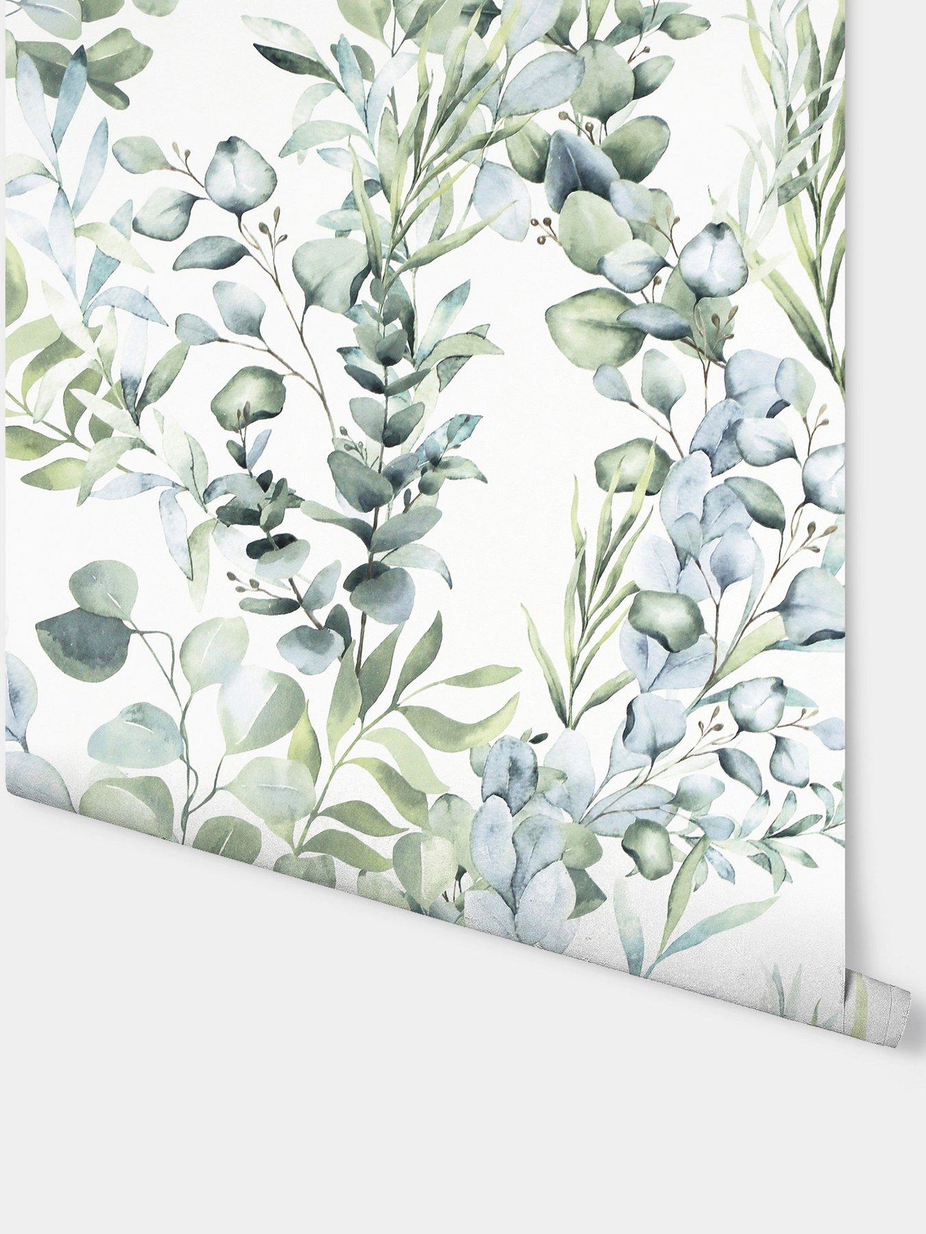 Image 4 of 4 of ARTHOUSE Tranquil Green Wallpaper